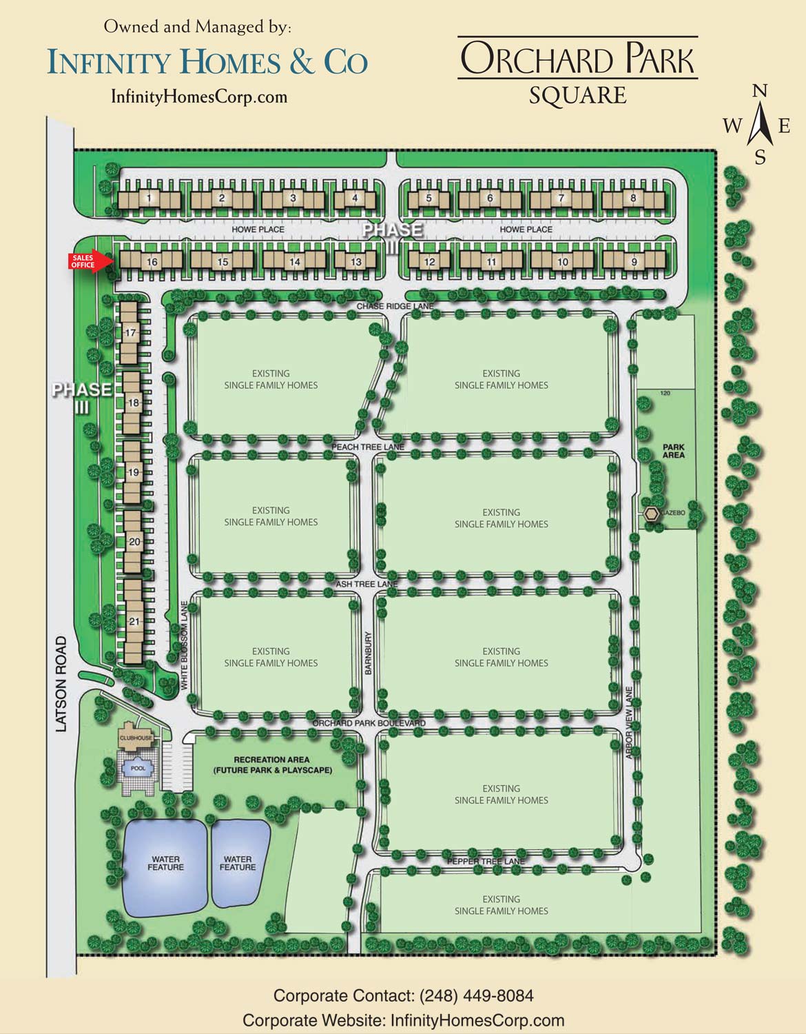 Orchard Park Square Site Plan