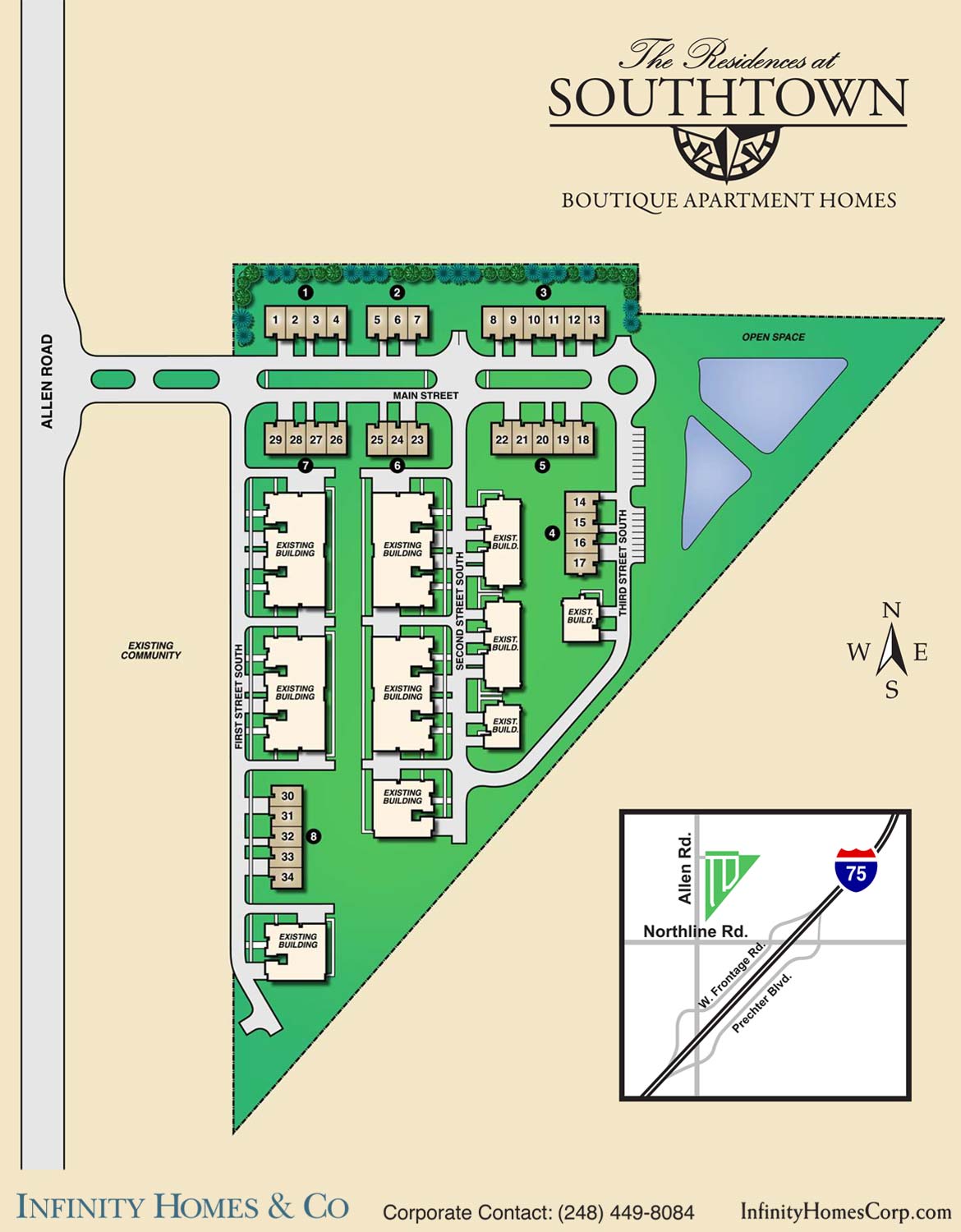 Residences at Southtown Site Plan
