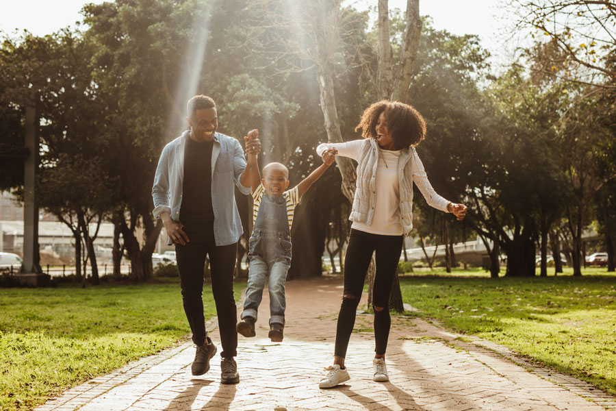 Family Walking